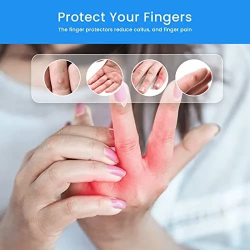 Kimihome Gel Finger Sleeve Protectors | Cushions & Relief for Finger Cracking, Corns, Blisters (Clear, 20 pcs) thumbnail 4