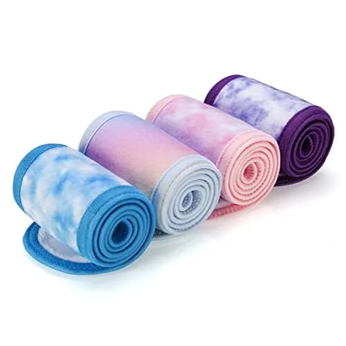 Denfany Soft Terry Cloth Spa Headband | Adjustable & Absorbent for Face Washing, Yoga, Makeup Removal thumbnail 2