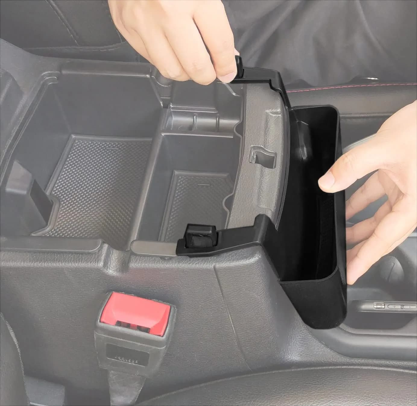 EDBETOS Console Hanging Storage Organizer Tray for Jeep Wrangler JL/JLU & Gladiator JT (Orange) - main product image