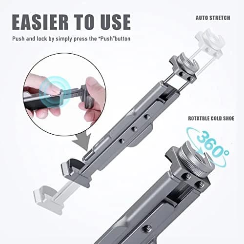 ARNARKOK Full Metal Tablet Tripod Mount 7.9-12.9 Inch | Slim Aluminum Design for Steady Filming thumbnail 5