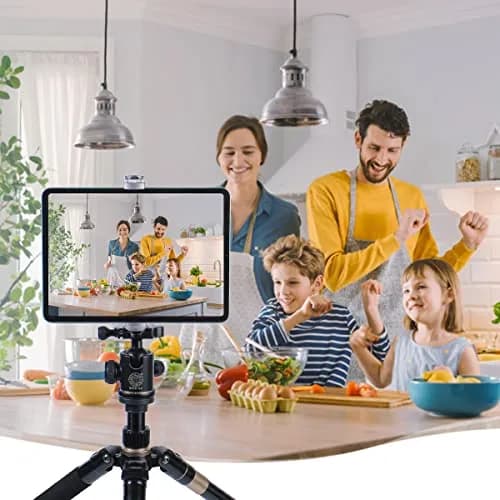 ARNARKOK Full Metal Tablet Tripod Mount 7.9-12.9 Inch | Slim Aluminum Design for Steady Filming thumbnail 7