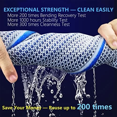 sunjojo 8-Layer Aquarium Filter Media Pad 40x30cm (15.7"x11.8") | Crystal Clear Water Filtration thumbnail 4