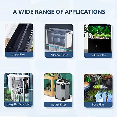 sunjojo 8-Layer Aquarium Filter Media Pad 40x30cm (15.7"x11.8") | Crystal Clear Water Filtration thumbnail 7