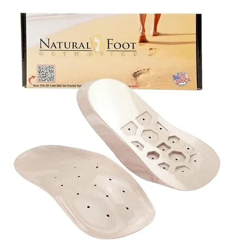 NATURAL FOOT ORTHOTICS Original Insoles High Arch Support | Podiatrist-Designed for Foot & Body Relief thumbnail 1