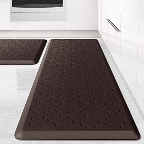 SoftDuo Anti-Fatigue Floor Mat Set 45.7cm x 120cm (18"x47") | Cushioned Comfort for Kitchen & Standing Desks thumbnail 1