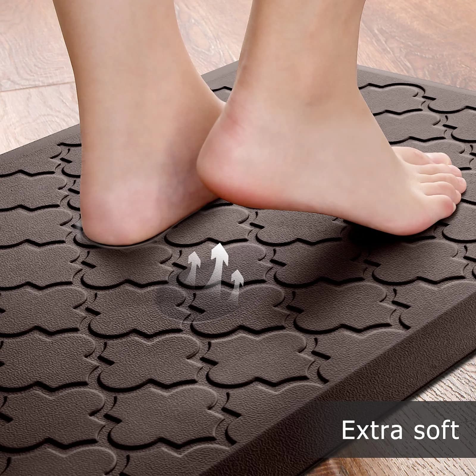 SoftDuo Anti-Fatigue Floor Mat Set 45.7cm x 120cm (18"x47") | Cushioned Comfort for Kitchen & Standing Desks - view 3
