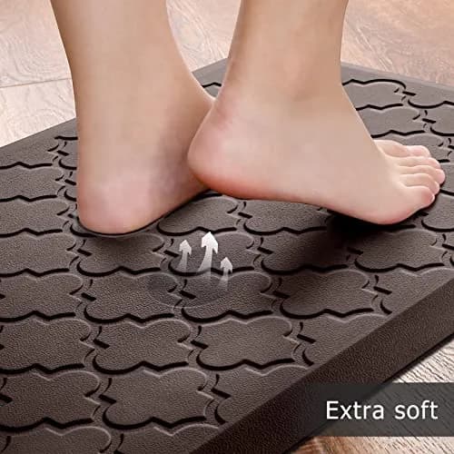 SoftDuo Anti-Fatigue Floor Mat Set 45.7cm x 120cm (18"x47") | Cushioned Comfort for Kitchen & Standing Desks thumbnail 3