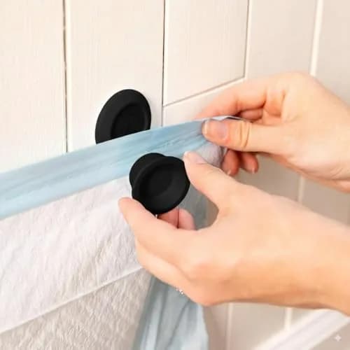 MYMOON HOME Black 2 Pack Magnetic Pee Pad Holder | Sticks to Any Flat Surface for Dog Potty Training thumbnail 4