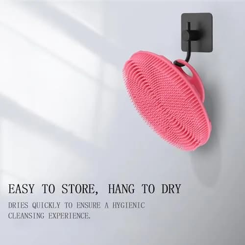 INNERNEED Soft Silicone Body Scrubber Shower Brush Pink | Gentle Exfoliation for All Skin Types thumbnail 6
