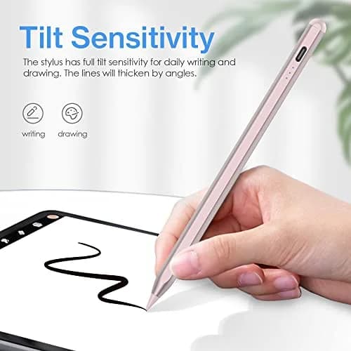 GFOX Input Pen for iPad 2018-2022 | Precise, Magnetic, Palm Rejection, Rosegold thumbnail 5