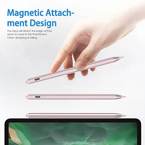GFOX Input Pen for iPad 2018-2022 | Precise, Magnetic, Palm Rejection, Rosegold thumbnail 6