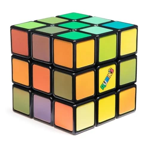 Rubik's - Rubik Cube 3X3 Impossible - Puzzle Game - 3x3 Rubik's Cube of Advanced Difficulty - 1 Color Changing Magic Cube to Challenge the Mind (8+) thumbnail 1