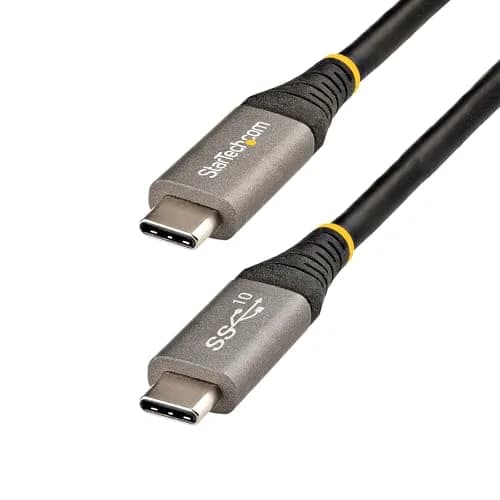 StarTech 1m USB-C Cable 10Gbps 100W | Thunderbolt Compatible, 8K DisplayPort thumbnail 1