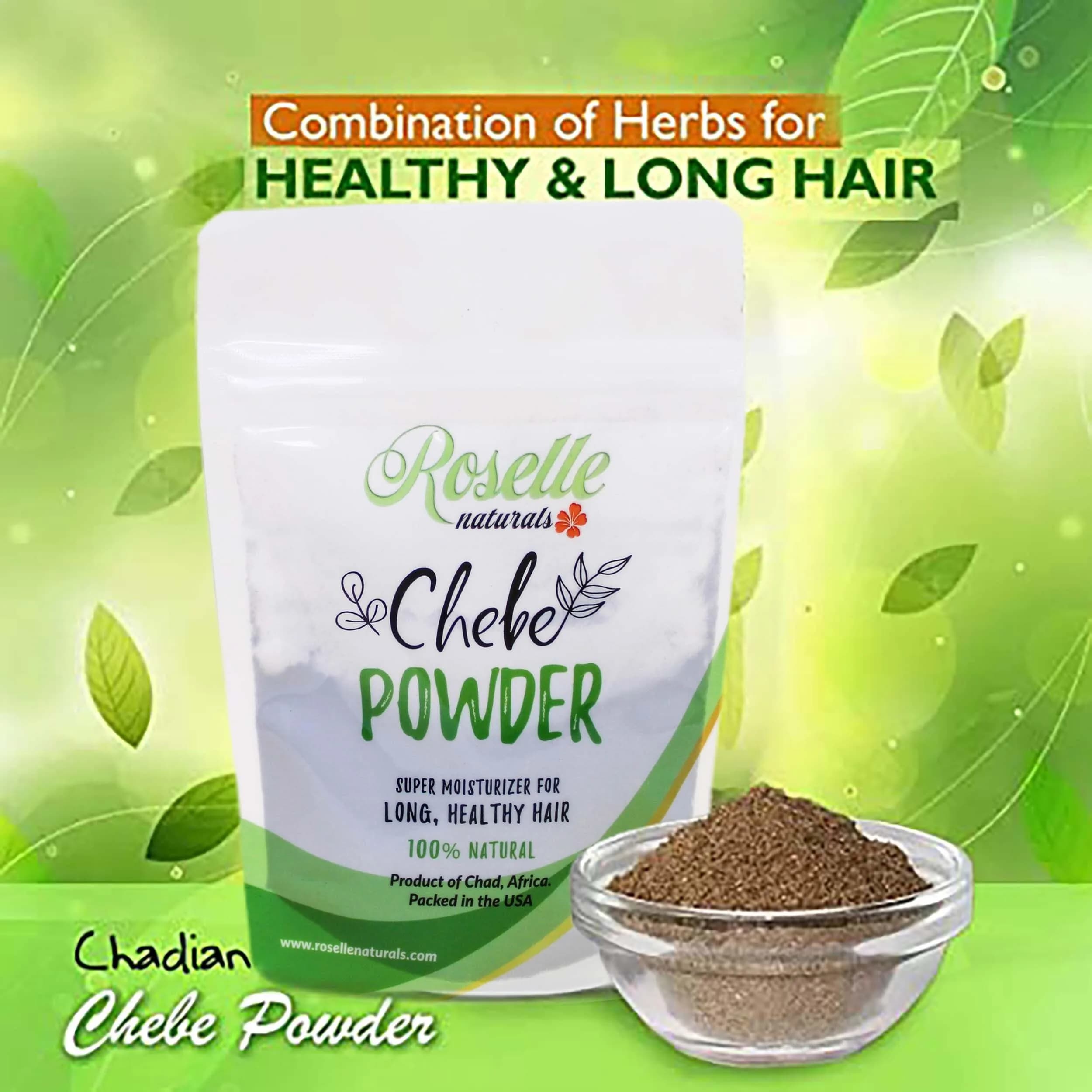 Roselle Naturals Chebe Powder for Hair Growth 60g (2.12 oz) | Traditional African Hair Treatment for Moisture & Strength - view 5