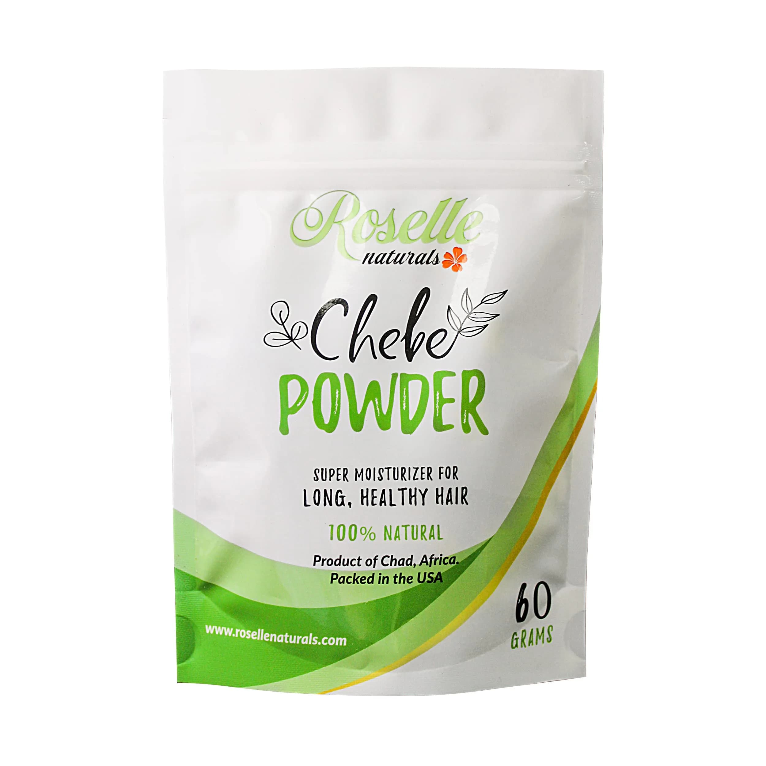 Roselle Naturals Chebe Powder for Hair Growth 60g (2.12 oz) | Traditional African Hair Treatment for Moisture & Strength - view 2