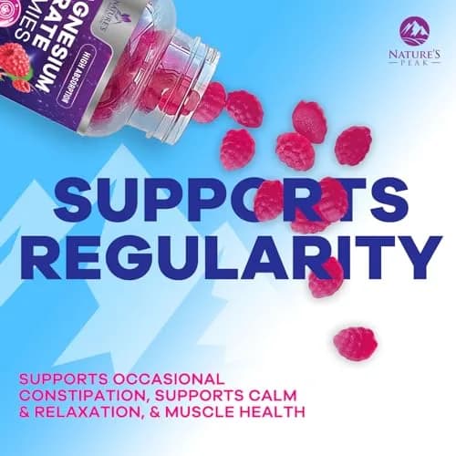 Nature's Nutrition Magnesium Citrate Gummies | 120 Count (453 g) thumbnail 7