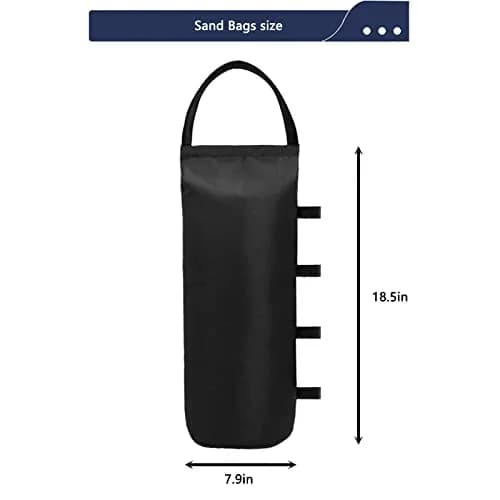 IALNAI Canopy Weights Sand Bags (4-Pack) | Heavy Duty Oxford Cloth for Outdoor Tents & Gazebos thumbnail 2