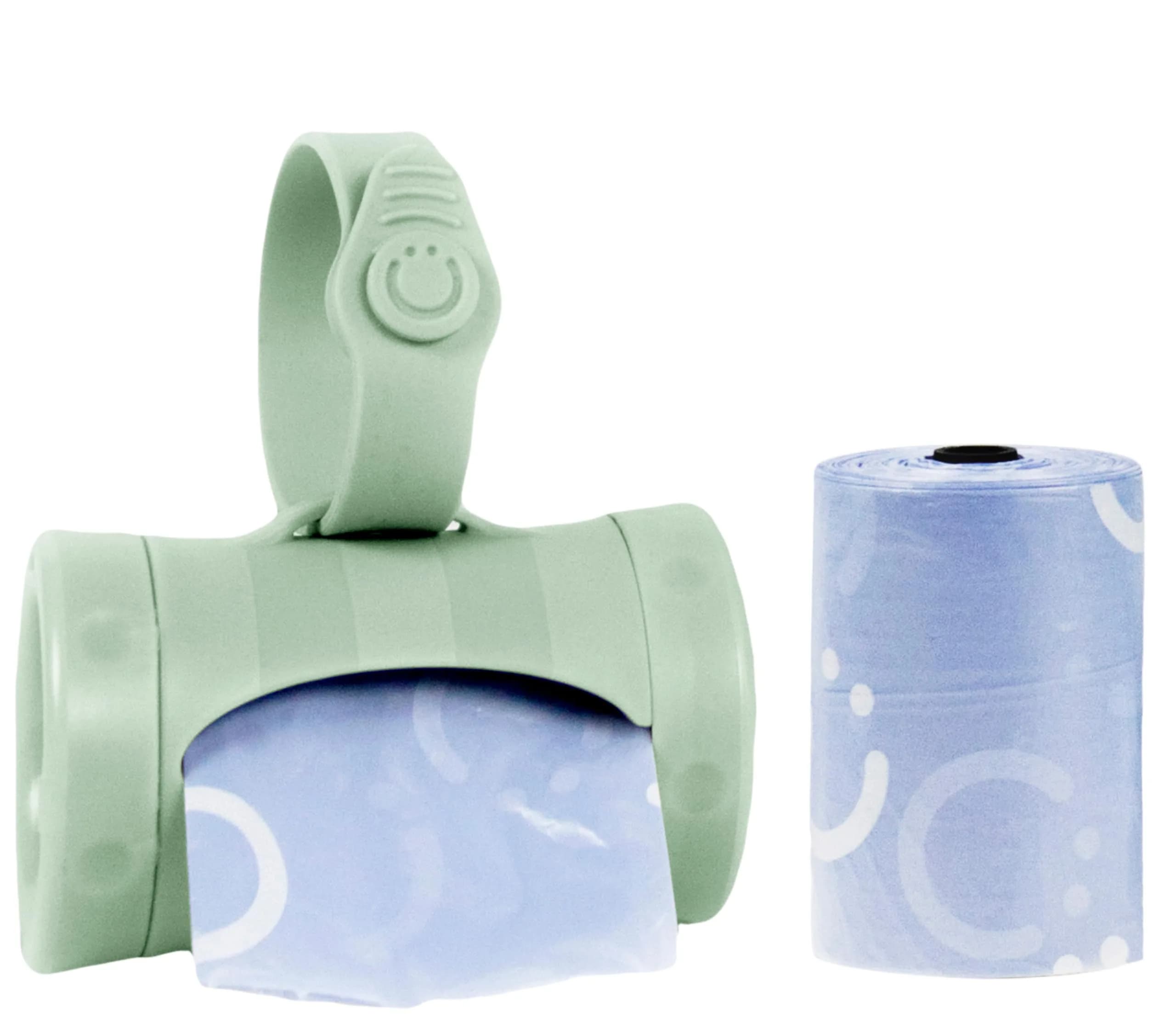 Ubbi Retractable Diaper Bag Dispenser with Lavender Scented Bags | Taupe, 1 Count (Pack of 1) — Sage Bag Dispenser
