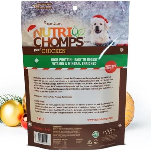 NutriChomps Rawhide-Free Dog Chews, 5 in Twists, Mint, 10 Count | Healthy, Digestible, Dental Support thumbnail 7