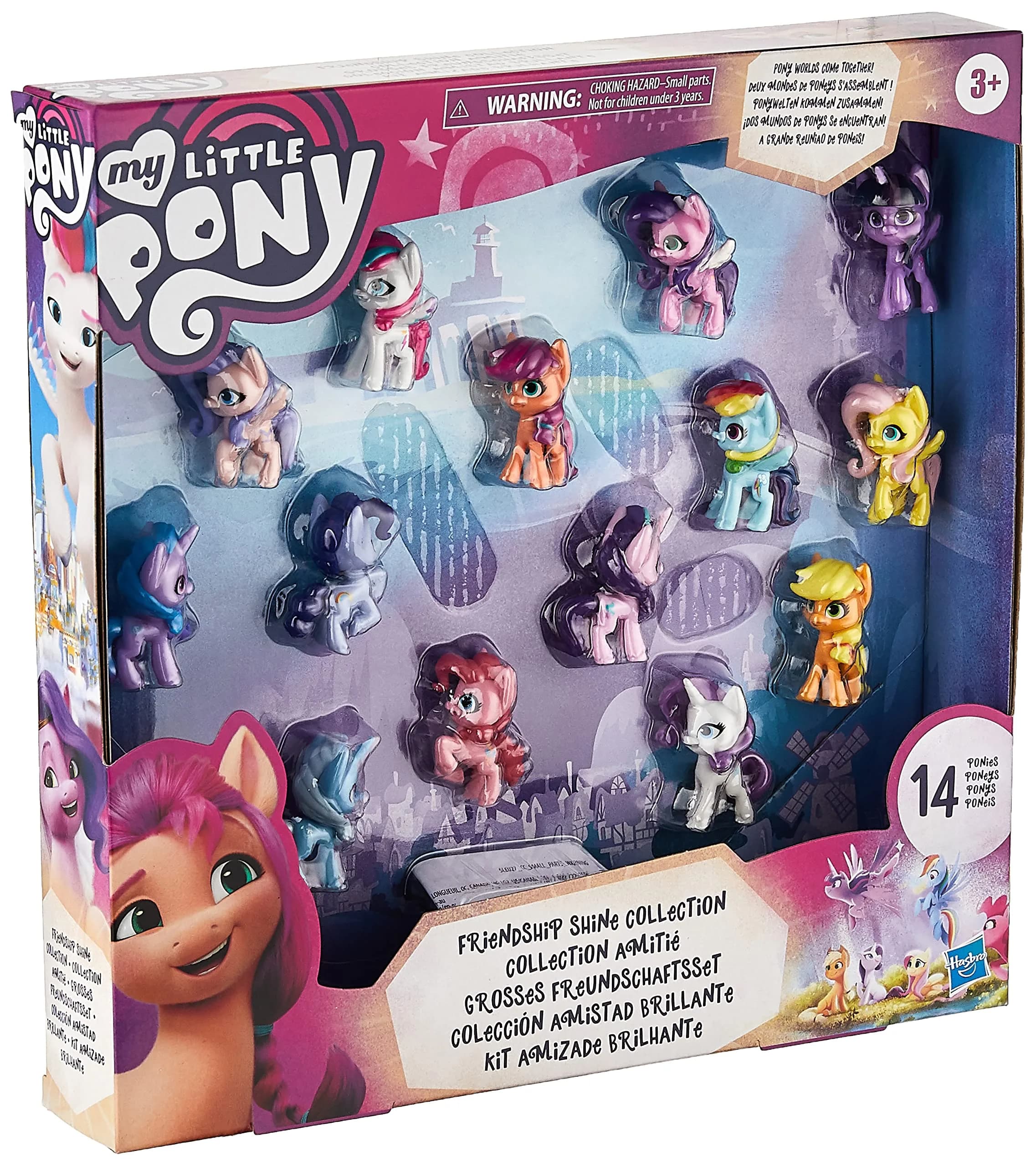 My Little Pony Friendship Shine 14 Mini Pony Figures | Collectible Toy for Kids - main product image