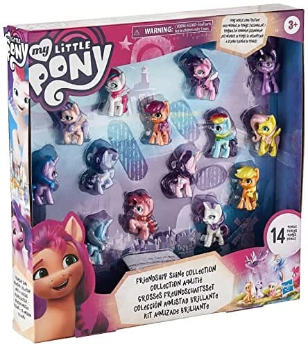 My Little Pony Friendship Shine 14 Mini Pony Figures | Collectible Toy for Kids thumbnail 1