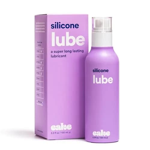 Cake Silicone-Based Personal Lubricant 3.3 fl oz | Ultra-Slippery, Water-Resistant, Made in USA thumbnail 1