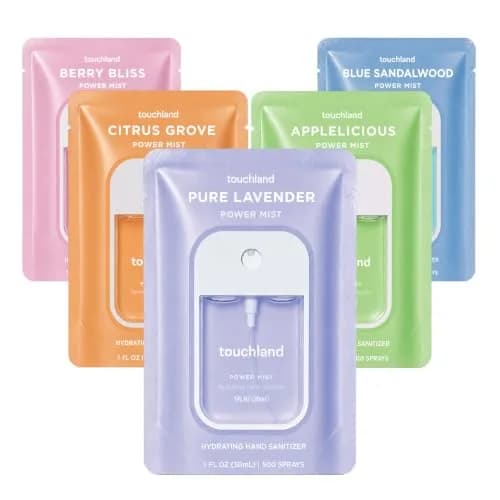 Touchland Power Mist Hydrating Hand Sanitizer Set 150ml (5 Fl Oz) | 5 Scents, Skincare Formula thumbnail 1