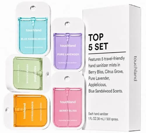 Touchland Power Mist Hydrating Hand Sanitizer Set 150ml (5 Fl Oz) | 5 Scents, Skincare Formula thumbnail 3