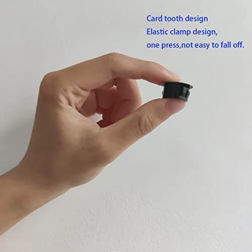ZYYC Black Hole Plugs 16mm (5/8 Inch) Plastic Hole Plugs, 30 Pcs | For Furniture Cabinet Insert End Caps thumbnail 2