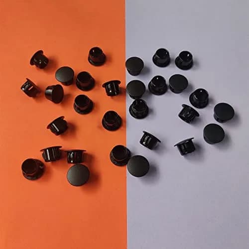 ZYYC Black Hole Plugs 13mm (1/2 Inch) Plastic Hole Plugs, 30 Pcs | For Furniture, Cabinets, Pipes thumbnail 6