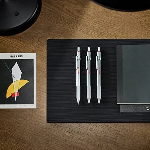 Rotring 600 3-in-1 Multicolor Pen and Mechanical Pencil, 0.5mm Lead, Silver Barrel | Precision Writing Instrument thumbnail 3