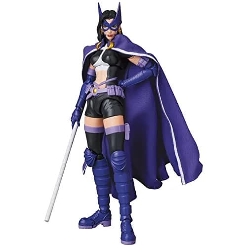 Medicom Batman: Hush Huntress Action Figure 8" | Multicolor, Fabric Cape, 2 Facial Expressions thumbnail 1