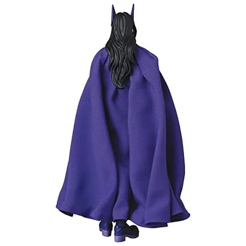 Medicom Batman: Hush Huntress Action Figure 8" | Multicolor, Fabric Cape, 2 Facial Expressions thumbnail 4