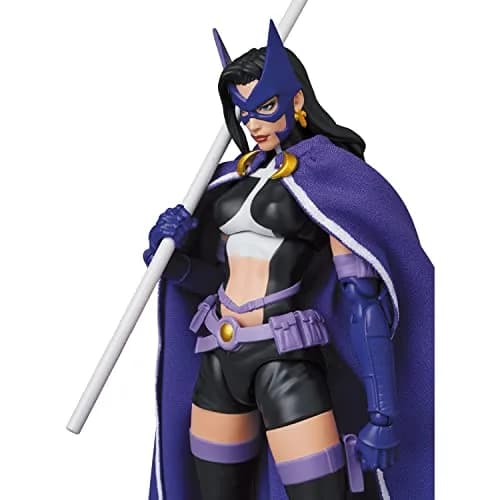 Medicom Batman: Hush Huntress Action Figure 8" | Multicolor, Fabric Cape, 2 Facial Expressions thumbnail 2