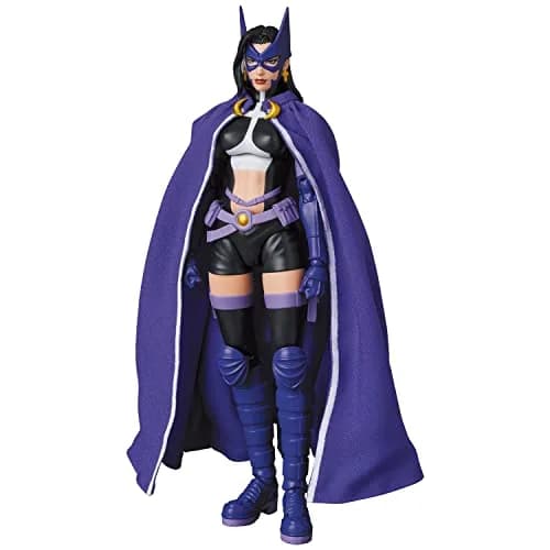 Medicom Batman: Hush Huntress Action Figure 8" | Multicolor, Fabric Cape, 2 Facial Expressions thumbnail 3