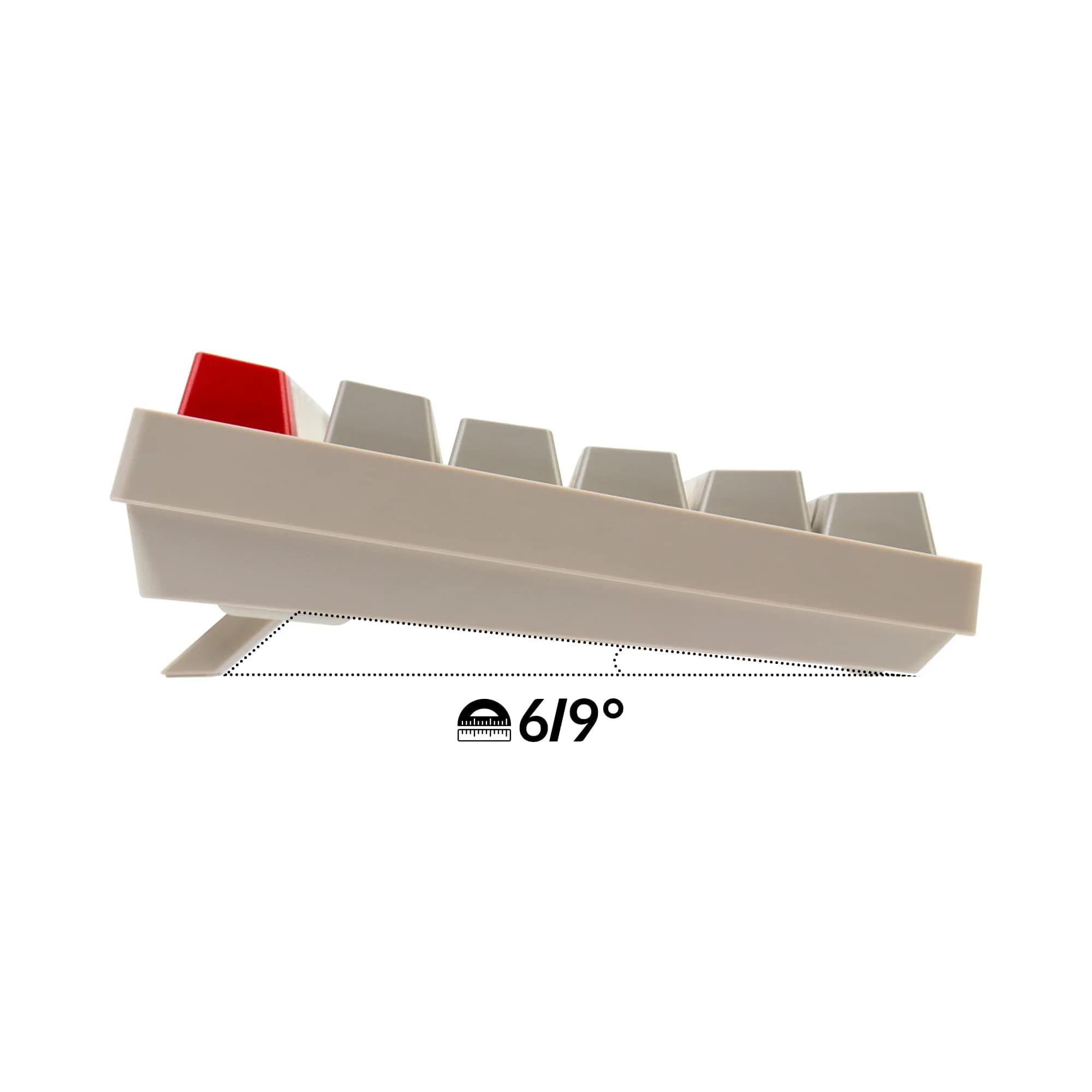 Keychron C2 Full Size Wired Mechanical Keyboard Brown Switch Retro | 104-Key Layout with Number Pad - view 5
