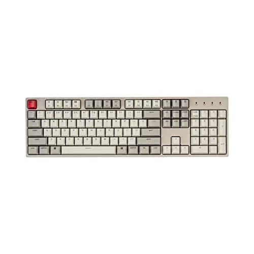Keychron C2 Full Size Wired Mechanical Keyboard Brown Switch Retro | 104-Key Layout with Number Pad thumbnail 1