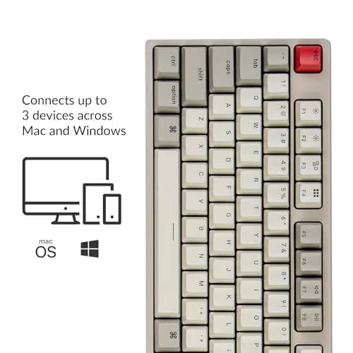 Keychron C2 Full Size Wired Mechanical Keyboard Brown Switch Retro | 104-Key Layout with Number Pad thumbnail 2