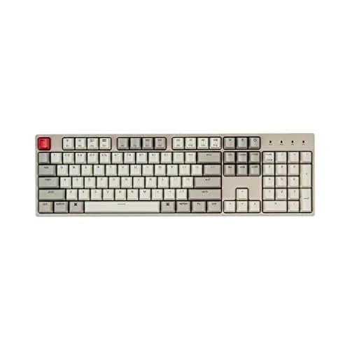 Keychron C2 Full Size Wired Mechanical Keyboard, Retro Color, Red Switch | 104 Keys, Mac & Windows Compatible thumbnail 1