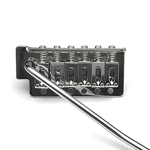 SAPHUE 52.5mm Guitar Stratocaster Tremolo Bridge Set for Fender Strat Squier Electric Guitar Replacement (Chrome, 52.5mm) | All Metal, 10.8mm String Spacing thumbnail 5