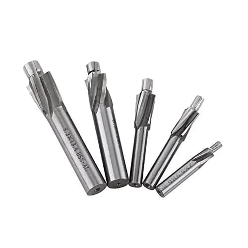 Hilitand 5pcs Counterbore Drill Bits Set 4 Flutes Straight End Mill Cutter M3-M8 | High-Speed Steel for Copper, Aluminum, Cast Iron thumbnail 5