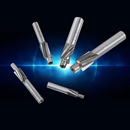 Hilitand 5pcs Counterbore Drill Bits Set 4 Flutes Straight End Mill Cutter M3-M8 | High-Speed Steel for Copper, Aluminum, Cast Iron thumbnail 6