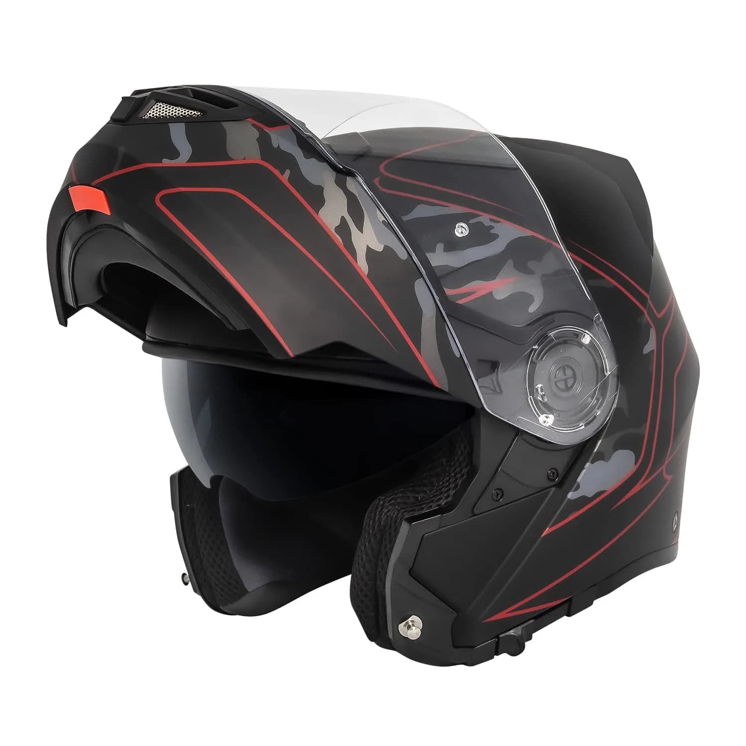 VCAN VX28 Full Face Motorcycle Helmet X-Large | DOT & ECE Approved, Coolmax Cheek Pad & OTG Ready