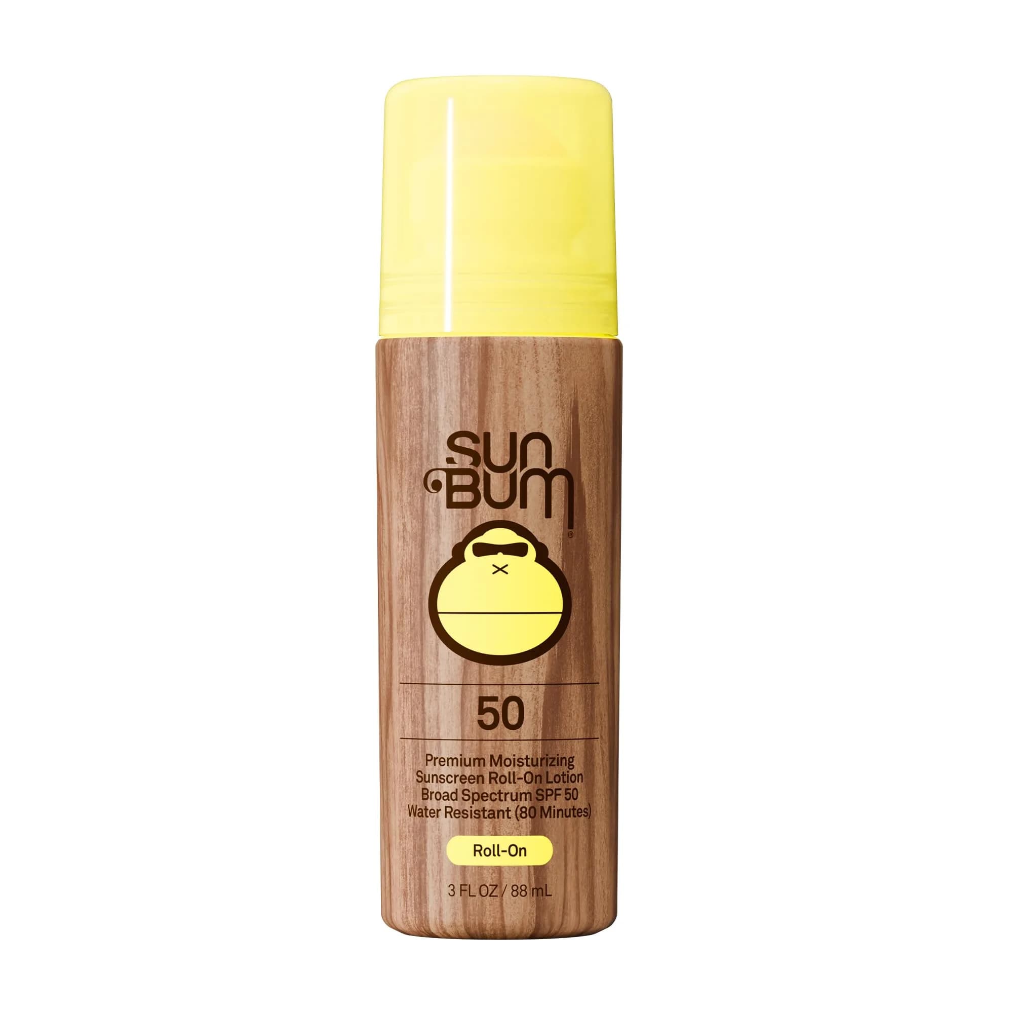 Sun Bum Original SPF 50 Roll-On Sunscreen 88 ml (3 oz) | Reef-Safe Moisturizing Sunscreen, Vitamin E Enriched, Hawaii Compliant - main product image