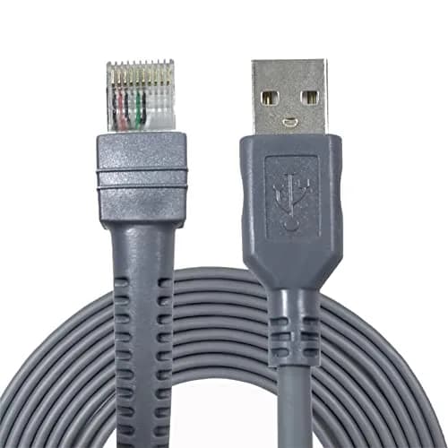 VOTTAN Barcode Scanner USB Cable LS2208/A LI2208 LS4278 STB4278 LI4278 USB to RJ45 2m (6.56ft) | Compatible with Symbol Zebra Scanners thumbnail 2
