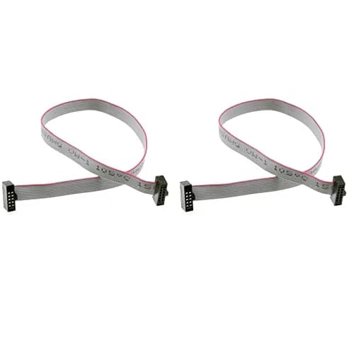 Treedix 10-Pin 1.27mm IDC Ribbon Cable 200mm (7.87in) Female-to-Female | JTAG SWD Debugging & Programming thumbnail 1