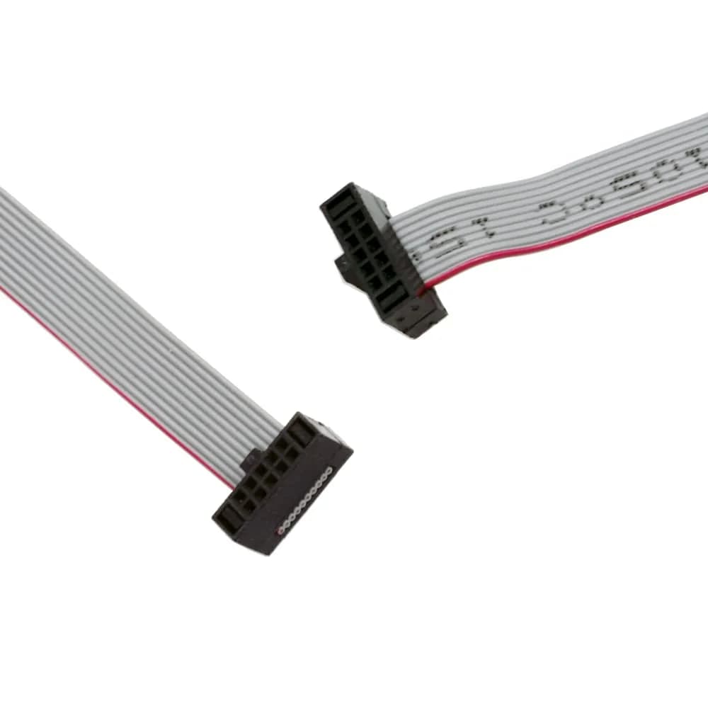 Treedix 10-Pin 1.27mm IDC Ribbon Cable 200mm (7.87in) Female-to-Female | JTAG SWD Debugging & Programming - view 2