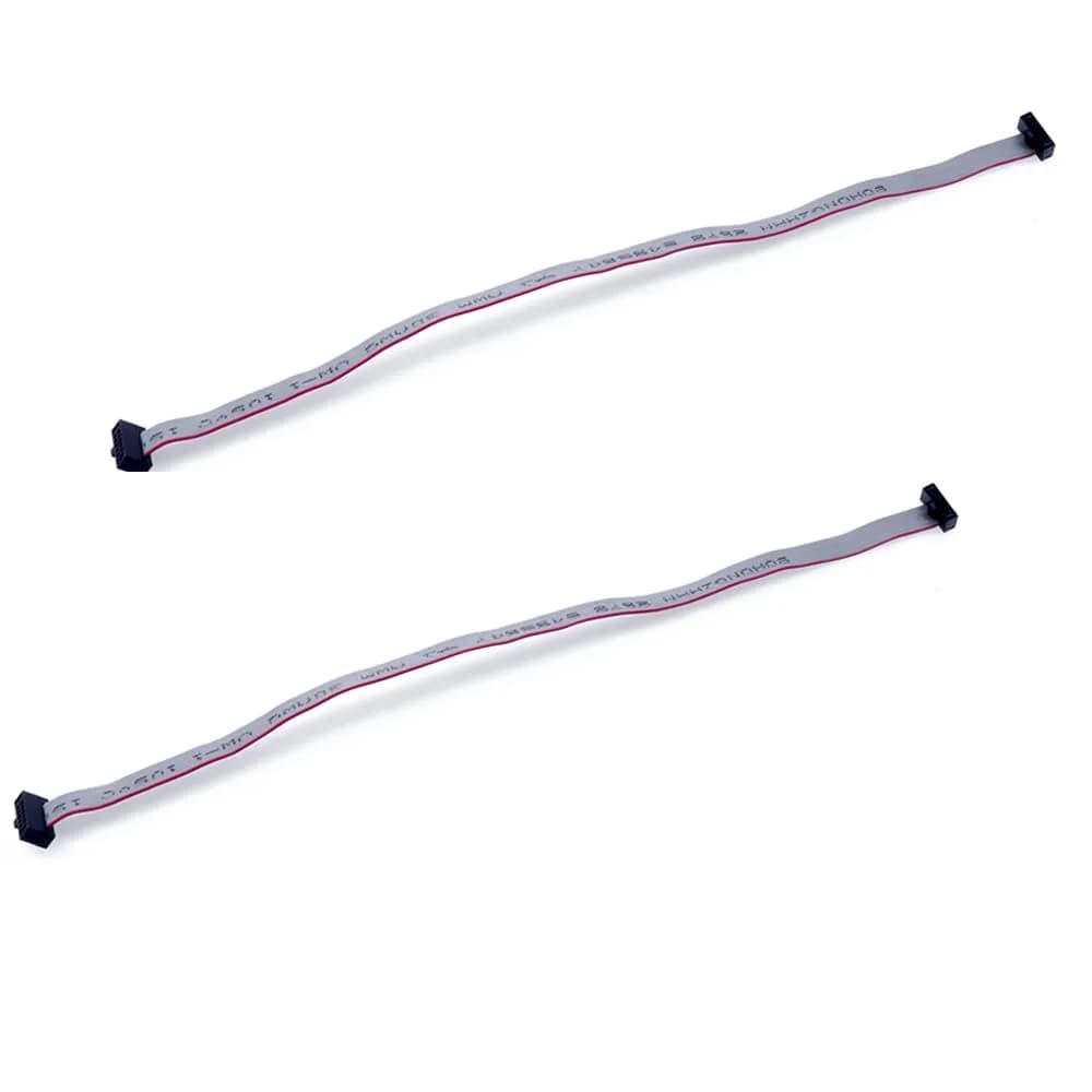 Treedix 10-Pin 1.27mm IDC Ribbon Cable 200mm (7.87in) Female-to-Female | JTAG SWD Debugging & Programming - view 3