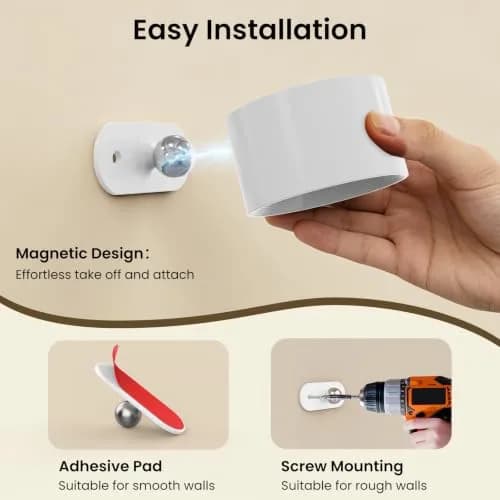Koopala LED Wall Sconces 94x80x45mm | Rechargeable Cordless Magnetic Wall Light thumbnail 6