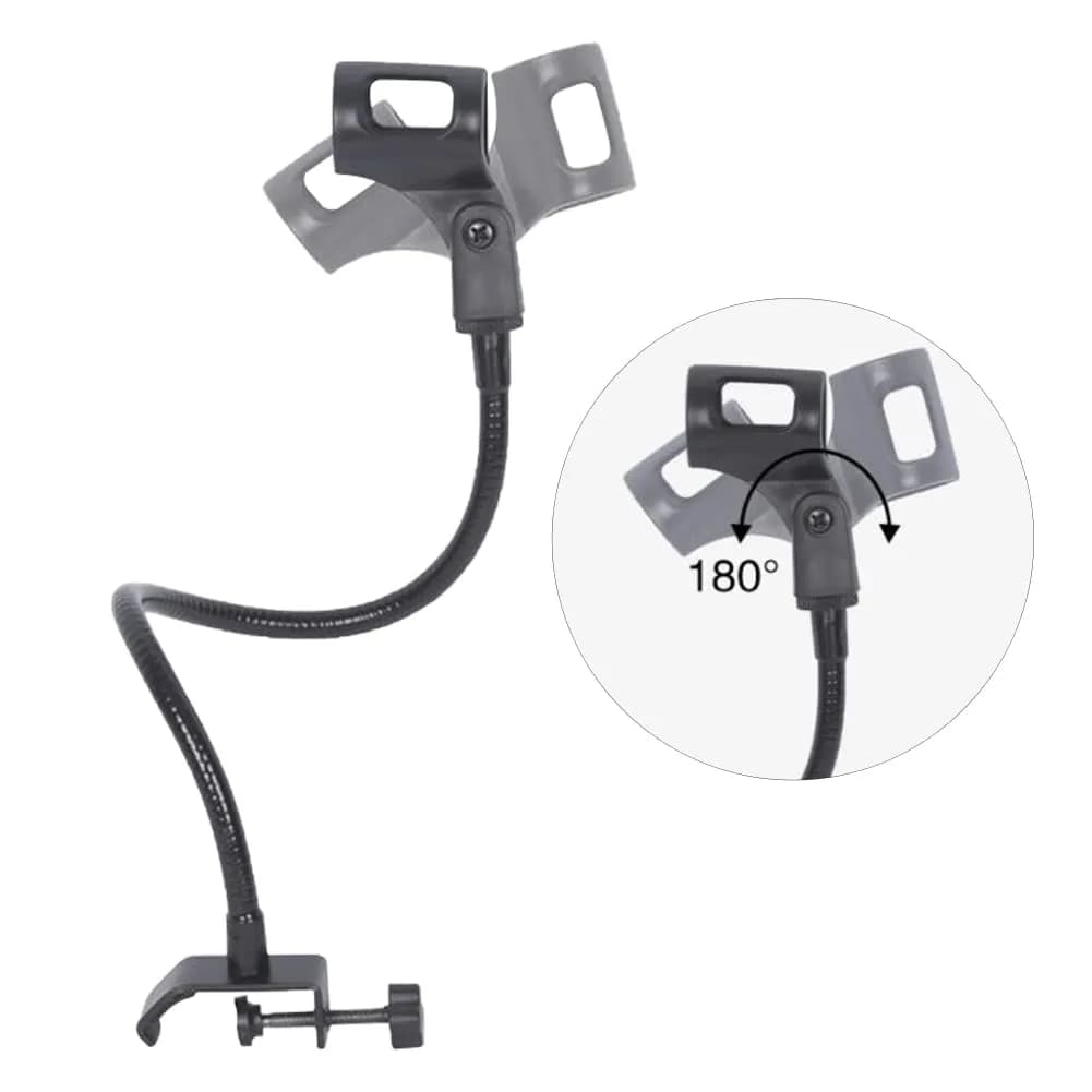 Saycker Flexible Gooseneck Microphone Stand with Clip | 33cm (13 inch) Arm - view 5